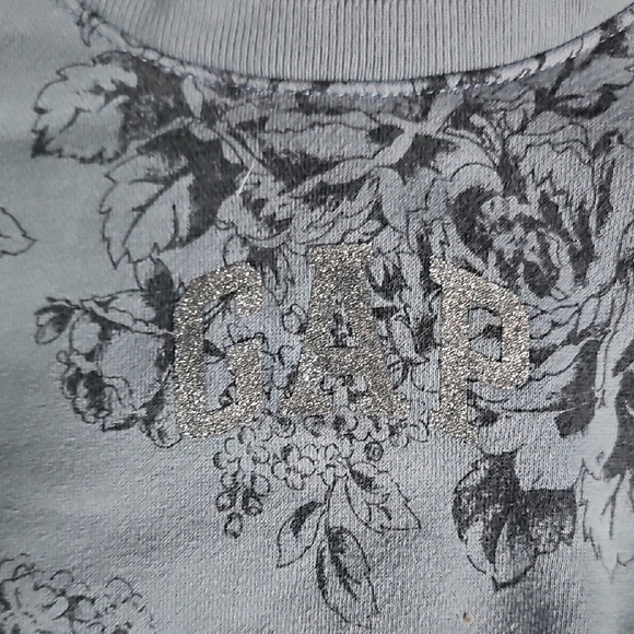 GAP Kids Floral Matching Set - Blue and Gray - Picture 2 of 3